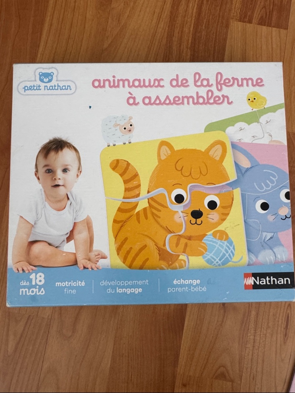Petit Nathan Farm Animals puzzle.